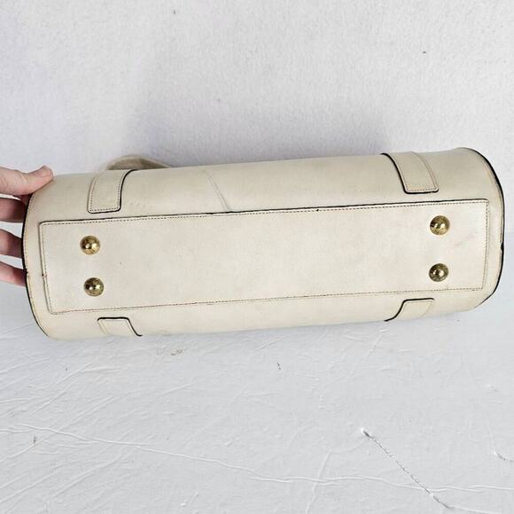 Guild Creations Vintage MCM Leather Cylindrical Handbag Purse - Picture 4 of 7